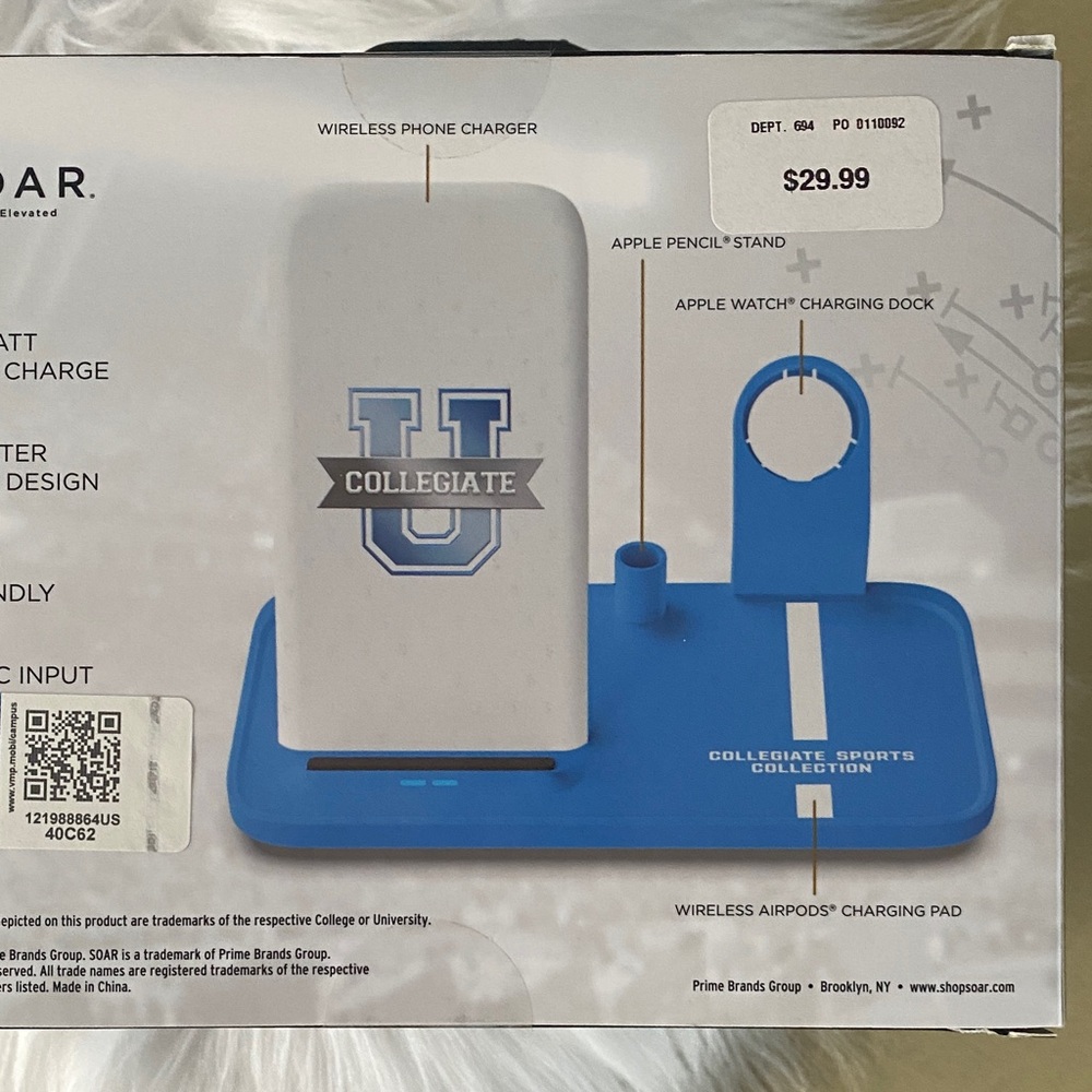 New in box University of Miami Wireless Charging Station - - Picture 5 of 8